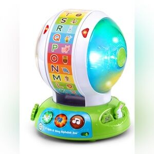 LeapFrog Spin & Sing Alphabet Zoo - Green, Blue, White